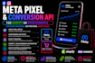 set up meta pixel and conversion API for shopify or woocommerce