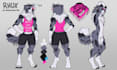 furry reference sheet furry ref sheet fursona ref sheet anthro nsfw character oc