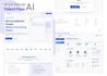 design saas website UI UX and dashboard in figma