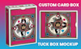 design custom playing cards, poker deck collector deck card box tuck box mockup
