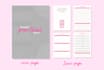 make minimalist planner or journal design in canva