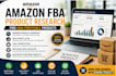 do amazon fba product research and find profitable products