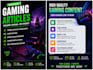 write engaging gaming articles and blog posts