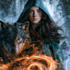 create fantasy novel cover with cinematic illustration