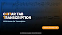 transcribe accurate guitar tabs from your audio file