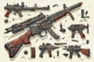 design unique weapons illustrations