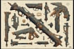 create weapon design and illustration