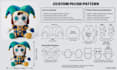 create a custom plush sewing pattern for plush toy production