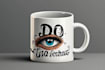do creative eye catching typography mug design