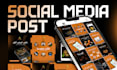 design social media posts and ads