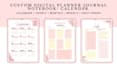 design custom digital planner, notebook, and journal in canva