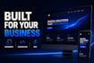 build a modern custom coded website with HTML CSS PHP or wordpress