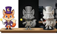 create custom 3d toy models, action figures and collectible prototypes