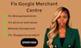 fix google merchant center suspension and misrepresentation issues