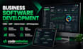 develop a custom CRM erp saas dashboard or business web application