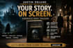 create a cinematic fantasy or thriller book trailer