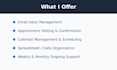 your virtual assistant for email and appointment setting