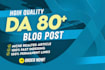 do SEO backlinks, high da guestpost service, publish article