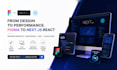 convert figma xd to react next with pixel perfect responsive UI