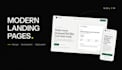 design and build a modern responsive landing page
