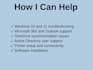 provide remote windows and microsoft 365 IT support