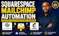 automate squarespace mailchimp welcome lead capture email campaign