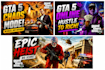 design an premium gta youtube thumbnail