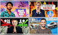 design high CTR youtube thumbnails professionally