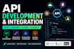 develop, fix and integrate rest API and third party API