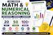 create math and numerical reasoning question, worksheets