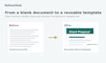 create a professional microsoft word report or proposal template