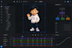 create interactive rive animations lottie character for web, app, game assets