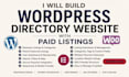 build a wordpress directory website with paid listings
