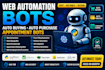 do web automation bot, auto buying bots, purchase bots, appointment booking bots