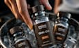 do 3d scientific peptide vial label packaging design for biotech ecommerce