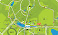 design wayfinding map, visitor map, resort map and park map, navigation map