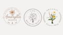 design botanical logo and brand identity