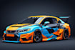 create racing car wrap, itasha wrap design with extreme creativity