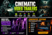 create a cinematic movie trailer