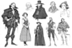 sketch fantasy character concept art