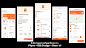 design a professional food delivery app