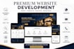 design a responsive business website in HTML CSS and PHP