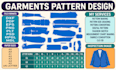 create professional garment patterns, grading and size charts