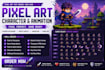 create pixel art character animation pixel art sprite sheet pixel game art