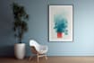 design printable abstract minimal boho wall art or poster