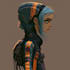 sci fi character illustration or sci fi character