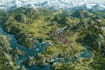design a fantasy map illustration