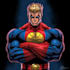 superhero character for comics