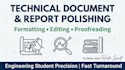 format, proofread and edit technical or academic documents