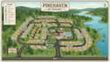 draw rv park map and campground map in vector illustrator